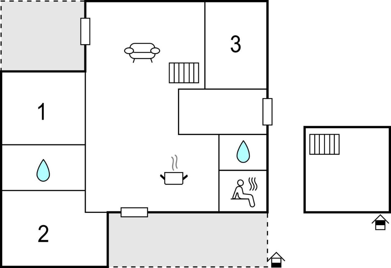 Amazing Home In Lembruch-Duemmer See With Sauna Екстериор снимка
